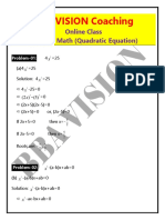 Quadratic Equation Online