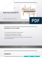 Conflict Management PLP