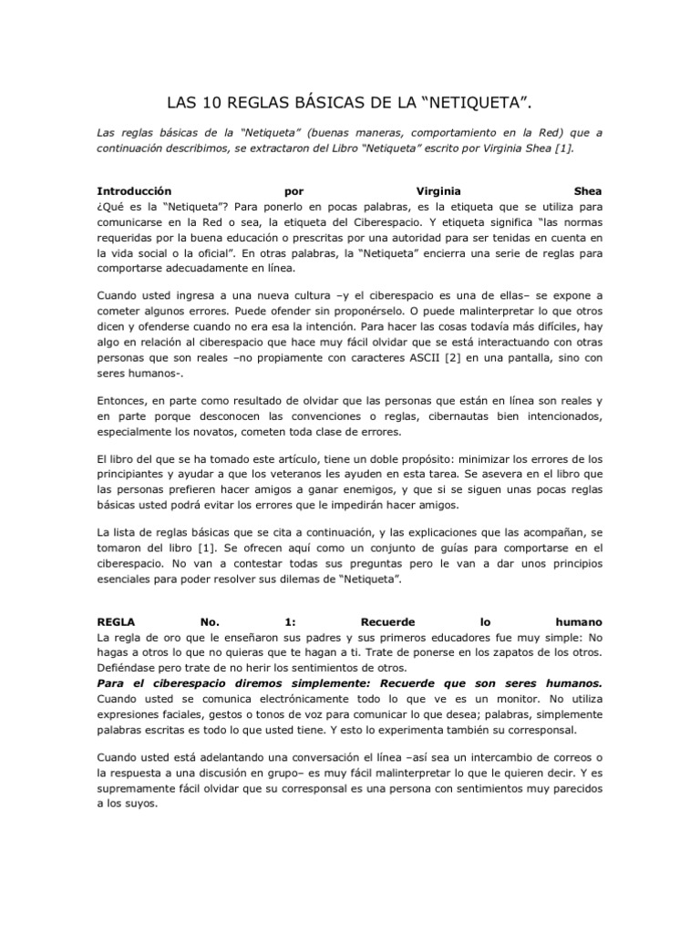 Las 10 Reglas Básicas de La | PDF | Crecimiento personal y profesional ...