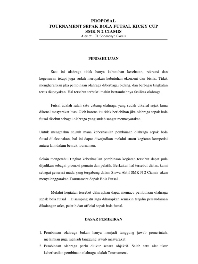 Contoh Surat Pembaca Permasalahan Sarana Penunjang Kegiatan Olahraga Di Sekolah