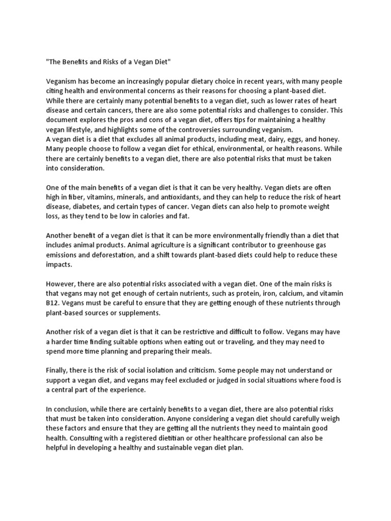 VEGAN DIET FOOD LIST BENEFITS RISKS visual data 8