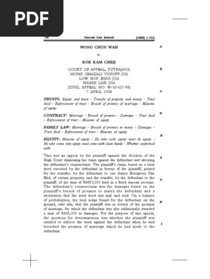 CLJ_2008_3_510_BC01034 (extra case - maxim of equity)