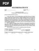 The Rectangular Coordinate System and Its Uses