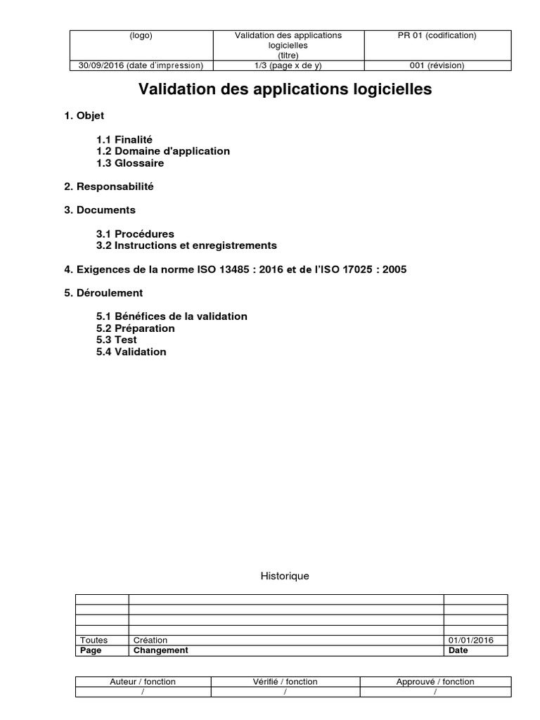 Validation des applications logicielles | PDF | Système de management ...
