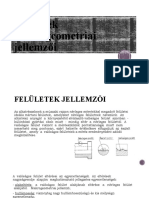 Felületek Makrogeometriai Jellemzői