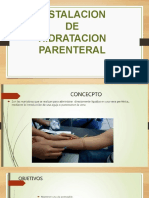 Instalacion de Hidratacion Parenteral