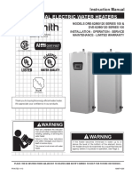 Commercial Electric Water Heaters: Instruction Manual