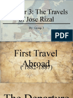 Travels of Jose Rizal