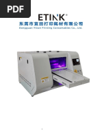DTF Printer Setup and Operation Guide | PDF