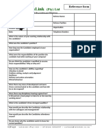 Reference form medical position
