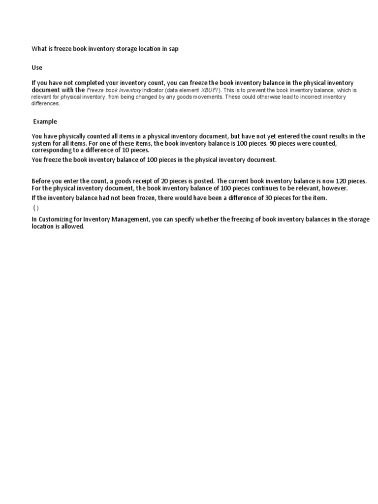 Freeze Book Inventory PDF