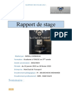 Rapport de Stage