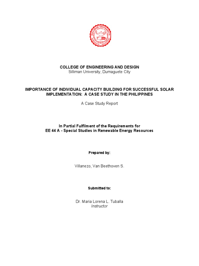 Solarcase Study Pdf Rural Electrification Sustainability