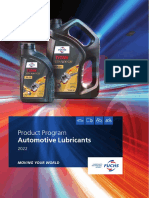 FUCHS Product Program Automotive Lubricants