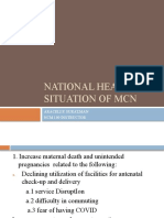 National Health Situation of Maternal and Child Health Nursing