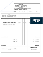 HDFC Invoice