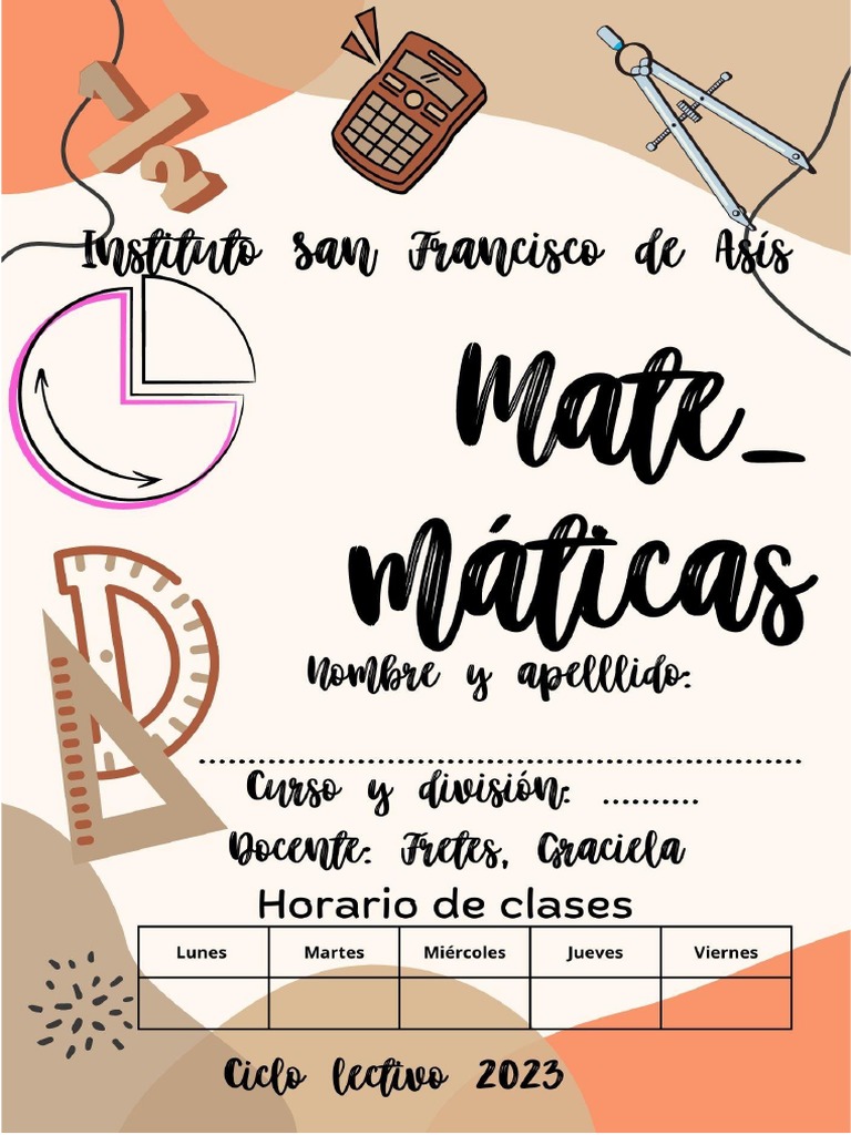Títulos de Matemáticas y Lettering | PDF | División (Matemáticas ...