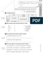 Ce1 Evaluation 1er Groupe Passe Compose