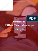 Bonus 1 - Killer Text Message Scripts