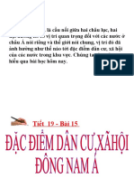 Bai 15 Dac Diem Dan Cu Xa Hoi Dong Nam A