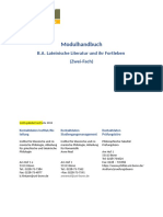 Modulhandbuch - 2-Fach Latein - 22-09-13