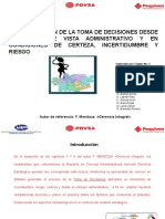 Toma decisiones administración condiciones certeza riesgo