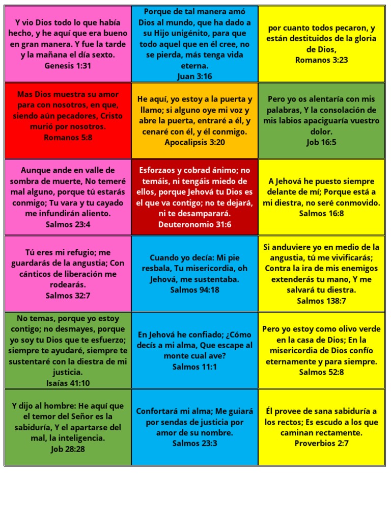 120 Tarjetas Con Versiculos | PDF | Salmos | Cristo (título), image size:768x1024