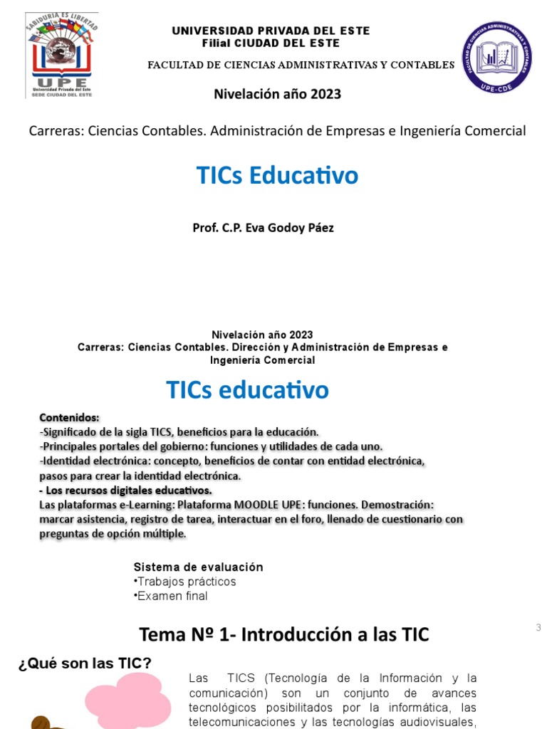 Unidad I - Introducción A Las TICs | PDF | Tecnología de información y ...