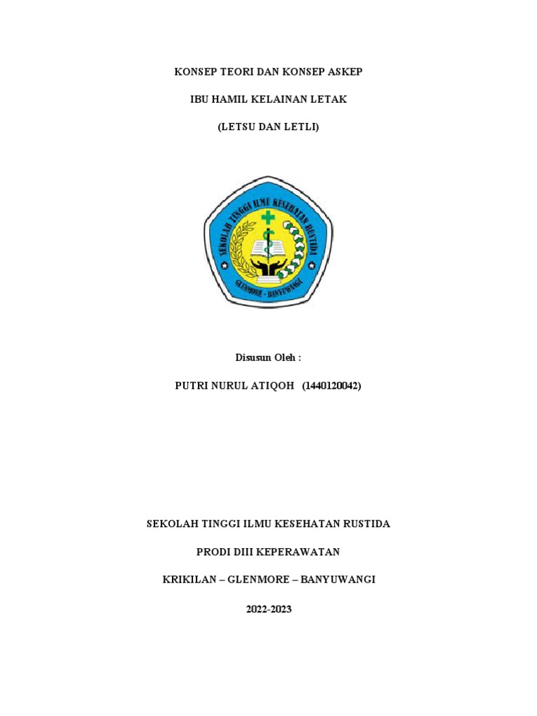 Konsep Teori Dan Konsep Askep Ibu Hamil Kelainan Letak | PDF