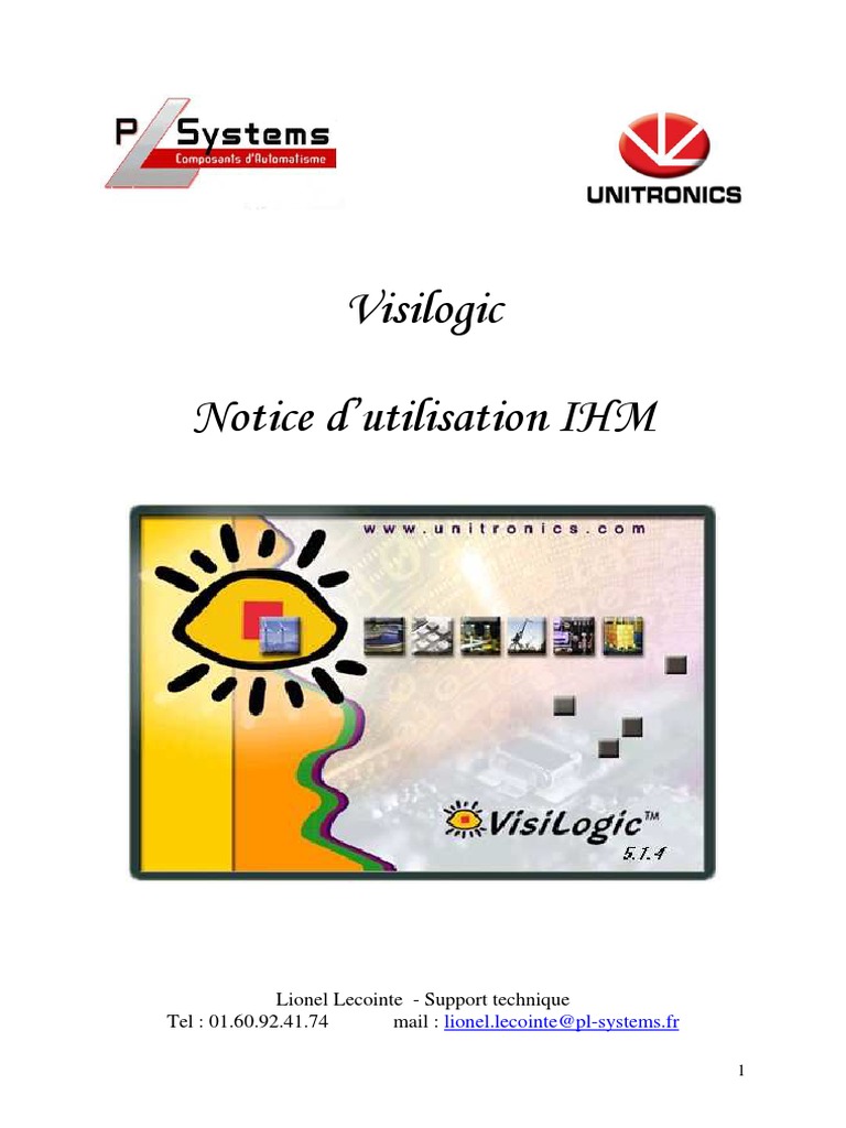 Guide d'utilisation de Visilogic IHM | PDF | Police d'écriture ...