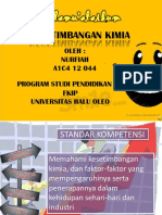 Pptkesetimbangan Kimia