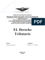 El Derecho Tributario Informe Ali