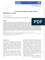 Australian Dental Journal - 2012 - Abduo - Clinical Considerations For Increasing Occlusal Vertical Dimension A Review