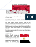 Berbagai Dukungan Terhadap Kemerdekaan Indonesia