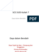 SCE 3105 Kuliah 7 Daya Dalam Bendalir