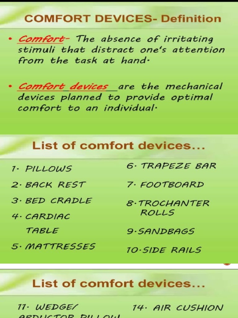 Comfort Device PDF