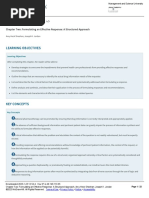 Formulating An Effective Response - A Structured Approach