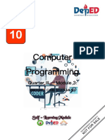 STE Computer Programming Q3 MODULE 3