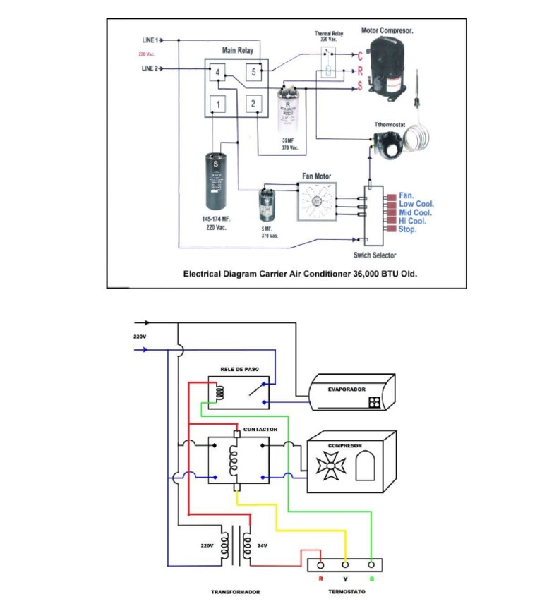 Diagramas Aire Acondicionado PDF
