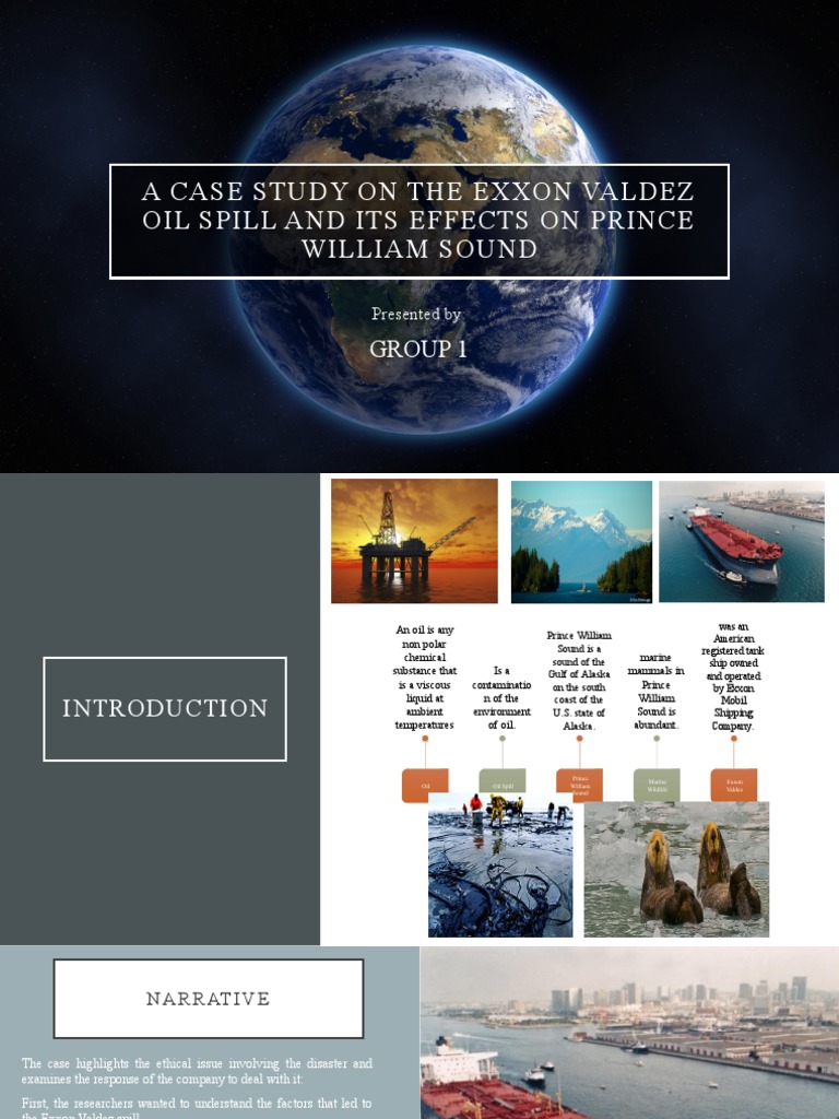 A Case Study On The Exxon Valdez Oil PDF