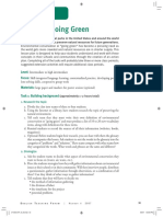 Going Green - Lesson Plan
