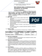 Esp. Tecn. de Contratacion de Materiales de Escritorio