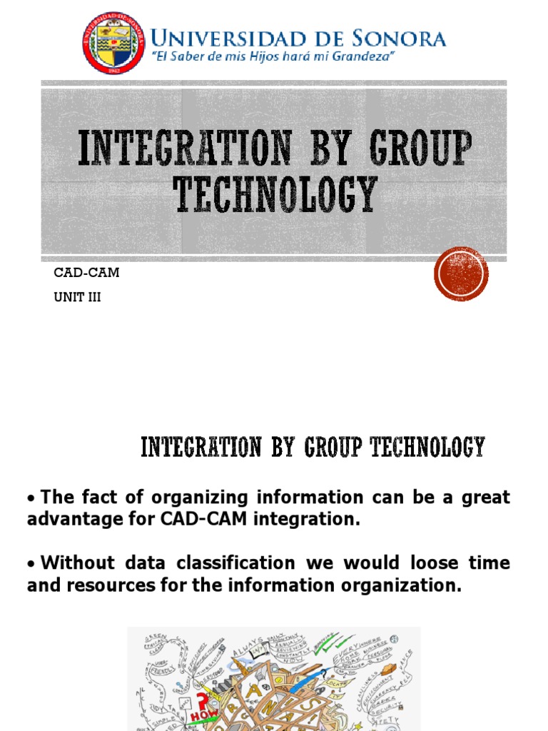 CAD-CAM Group Technology Guide | PDF | Gear | Information