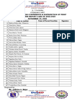 Attendance Sheet (PTA MEETING-CARD DAY)