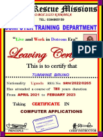 Live and Work in Dotcom Era Certificate