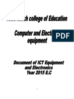 ICT Market Assesment Computers and Other Electronics Equipments For 2015