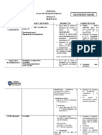 Plan de trabajo de la semana 13