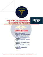 Day 5 IELTS Academic Reading Questions by KenyanNurse-1