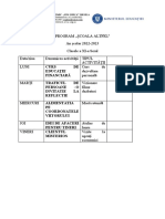 PROGRAM Scoala Altfel