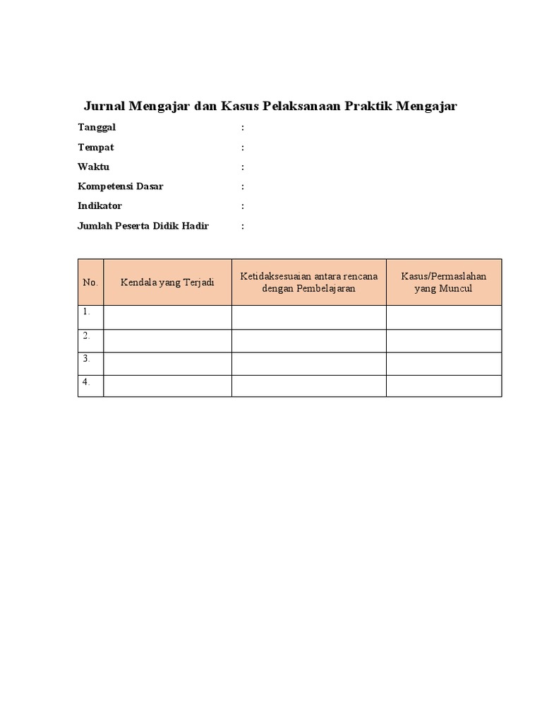 Lembar Observasi Aksi 1 | PDF
